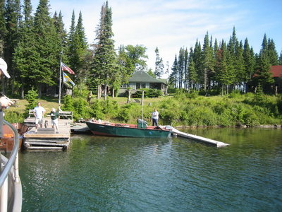 dropping mail for the residents of IR